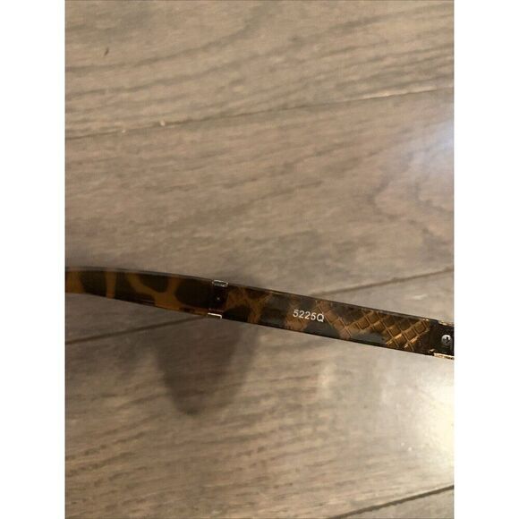 Chanel Authentic 5225Q Vintage Brown Tortoise Cat Eye Sunglasses Italy #56 - Picture 6 of 7